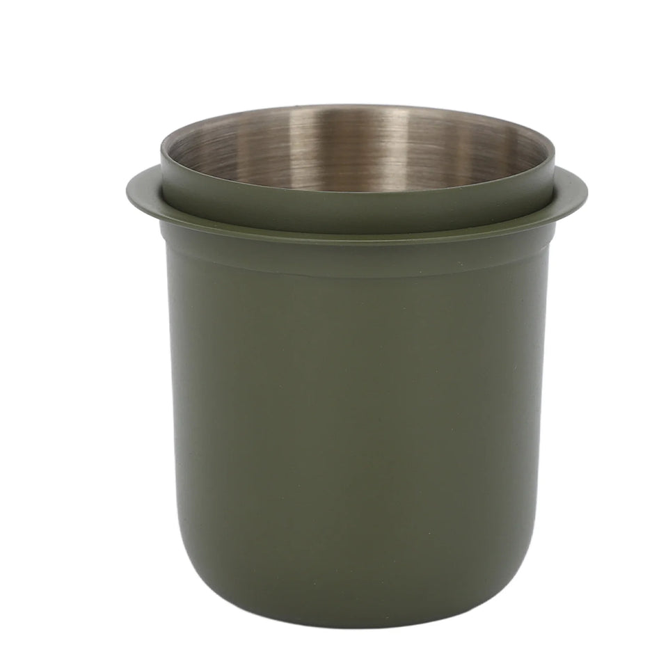 Coffee Dosing Cup 150ml 58mm Stainless Steel Coffee Dosing Cup Powder Feeder Part for Espresso Machine Coffeeware Accessories