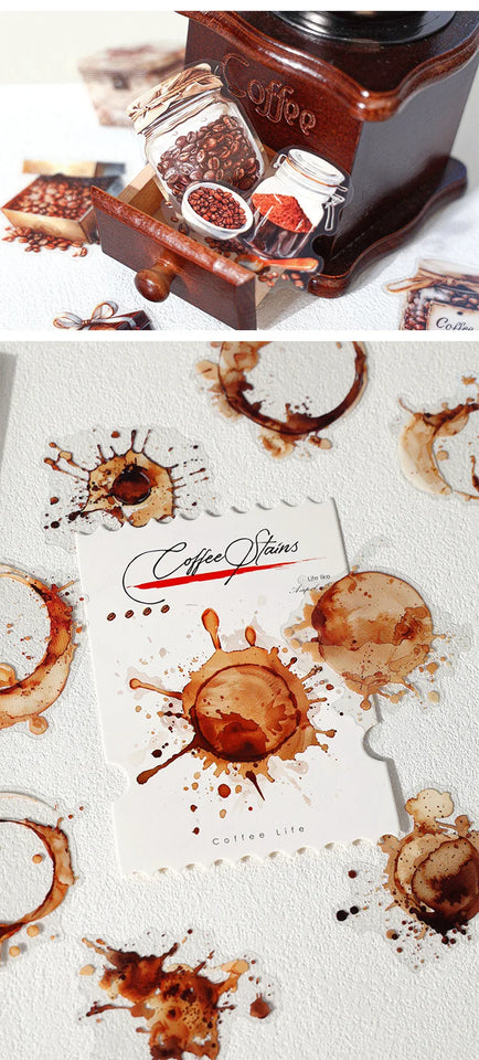20pcs/lot Kawaii Stationery Stickers coffee life Diary Decorative Mobile Stickers Scrapbooking DIY Craft Stickers