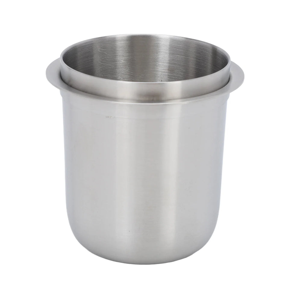 Coffee Dosing Cup 150ml 58mm Stainless Steel Coffee Dosing Cup Powder Feeder Part for Espresso Machine Coffeeware Accessories