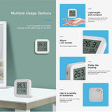 CozyLife Smart Thermometer Temperature Sensor Fridge Sensor Mini LCD Digital Display Bluetooth-Compatible Thermometer Hygrometer