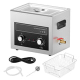 SucceBuy 2/3/6/10/15/30L Ultrasonic Cleaner with Heater Timer for Lab Tools Metal Parts Carburetor Brass Auto Parts Engine Parts