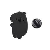 Cute Cartoon Funny Capybara Animal Enamel Pins Creative Animal Coffee Book Capybara Brooches Lapel Badge Jewelry Gift for Friend