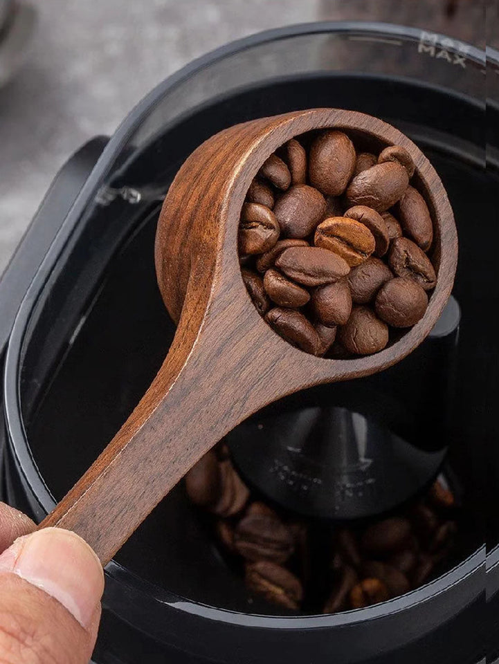 Wooden Coffee Spoon, Coffee Scoop Measuring for Coffee Beans, Whole Beans Ground Beans or Tea, Home Kitchen Tools Utensils