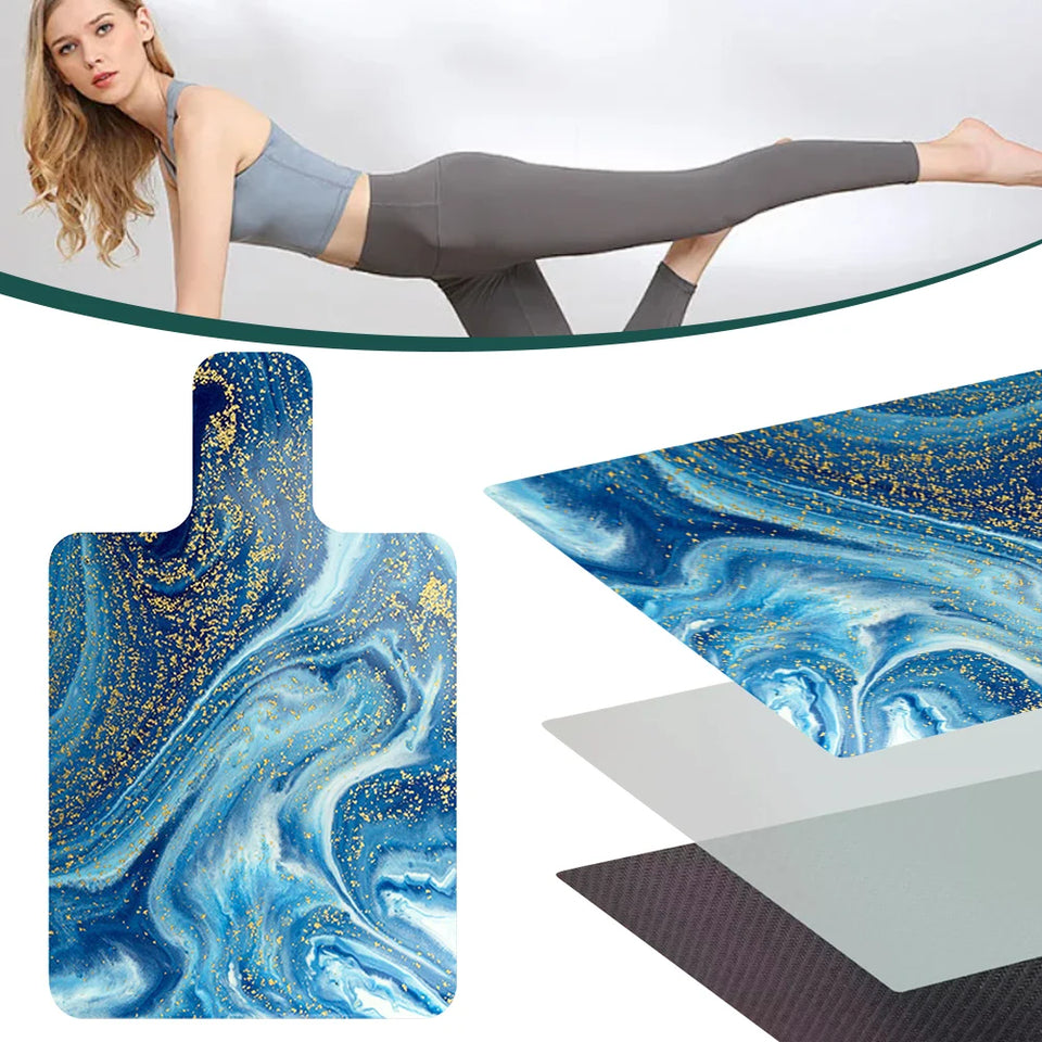 Pilates Suede Rubber Yoga Mat Sweat Absorbent Pilates Reformer Cover Pilates Reformer Machine Towel for Balance Training
