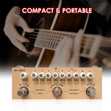 M-VAVE CUBE BABY Portable Multifunctional Electric Guitar Combined Effect Pedal with Wireless Music Playback Phone Recording