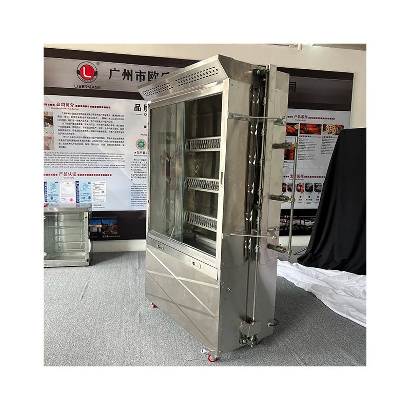 Commercial Rotisserie Chicken Grill, Rotary Roasting Machine for Restaurant