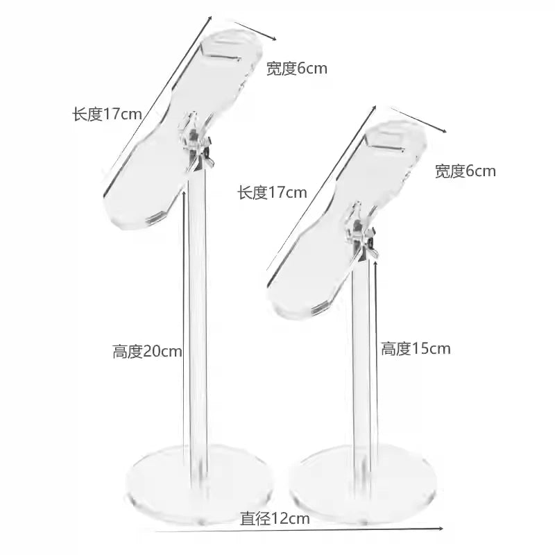 Shoe Display Stand Clear Acrylic High Heels Display Props Shopping Mall Window Counter Shoe Stand Shoe Support Shoe Rack Riser