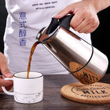 Stainless Steel Coffee Pot, Mocha, Espresso, Latte Percolator, Stove, Coffee Maker, Drink Tool, Cafetiere, Latte Stovetop