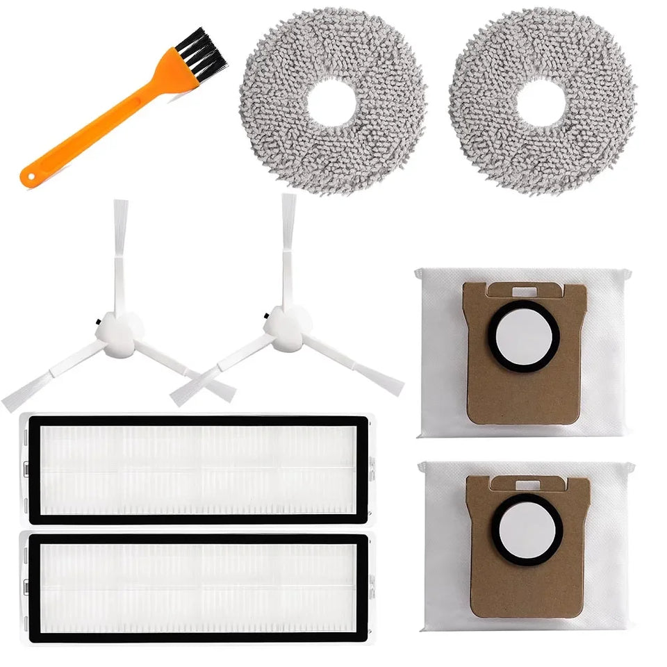 For Xiaomi Robot Vacuum X20+/X10+ /X20 Plus/X10 Plus Parts Mop Cloth Dust Bag Roller Side Brush Hepa Filter Part Accessories