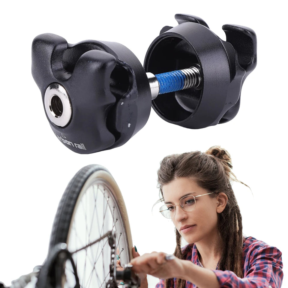 Bike Seatpost Clamp Carbon Rail Cushion Seatpost Clips Bicycle Seatpost Clamp for Oval/Round Clips
