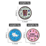 2-6pcs/set Hobby Collection Enamel Pins Reading Book Iced Coffee Knit Brooch Hiking Badges Music Korean Girls Band Jewelry