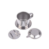 Stainless Steel Coffee Filter Infuse Cup Vietnamese Coffee Dripper Maker Pot Portable Coffee Drip Strainer Kitchen Tools 1PC