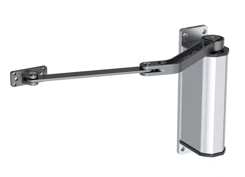 Intelligent waterproof side mounted electric door opener, community curved arm automatic swing door electric door closer, villa