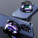 Magnetic Bluetooth Speaker BT5.3 Wireless Stereo Portable Mini Outdoor Speaker G200 RGB Light Magnetic Phone Stand for ios/Andro