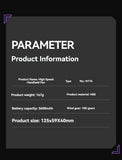 2025 New High Speed Turbo Small Air Cannon Electric Fan Portable Digital Display Handheld Fan USB Charging Fan Outdoor Mini Fan