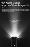 ROCKBROS Bike Light 1500LM 5000mAh Bicycle Light IPX6 Aluminum Type-C Rechargeable Smart Brightness Sense Adjust Cycling Lamp