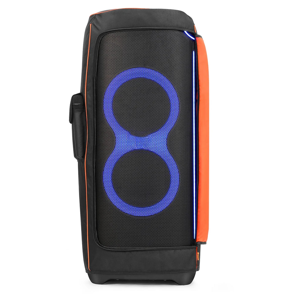 Dust Case Waterproof Speaker Case Slip Sleeve Nylon Fabric Multifunction Bag with Side Storage Pocket for JBL Partybox