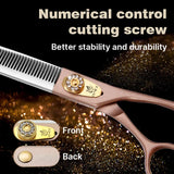 Fenice High-grade 7.5inch JP440C Steel Specials pet grooming thinner scissors Thinning rate 35% Shipping From USA