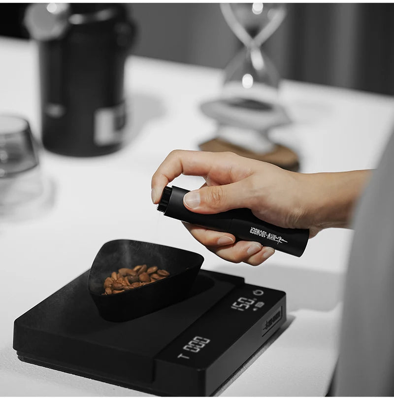 MHW-3BOMBER Coffee Bean Dosing Cup and Spray Bottle Set Dosing Tray 10ML Static Reducing Bean Spritzer Kit Coffee Accessories