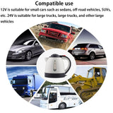 1000 ML Car Hot Kettle Car Truck Water Heater 250 W 12/24 V Tea Coffee Kettle Fast Boiling for Coffee Tea Drinks for Travel Home