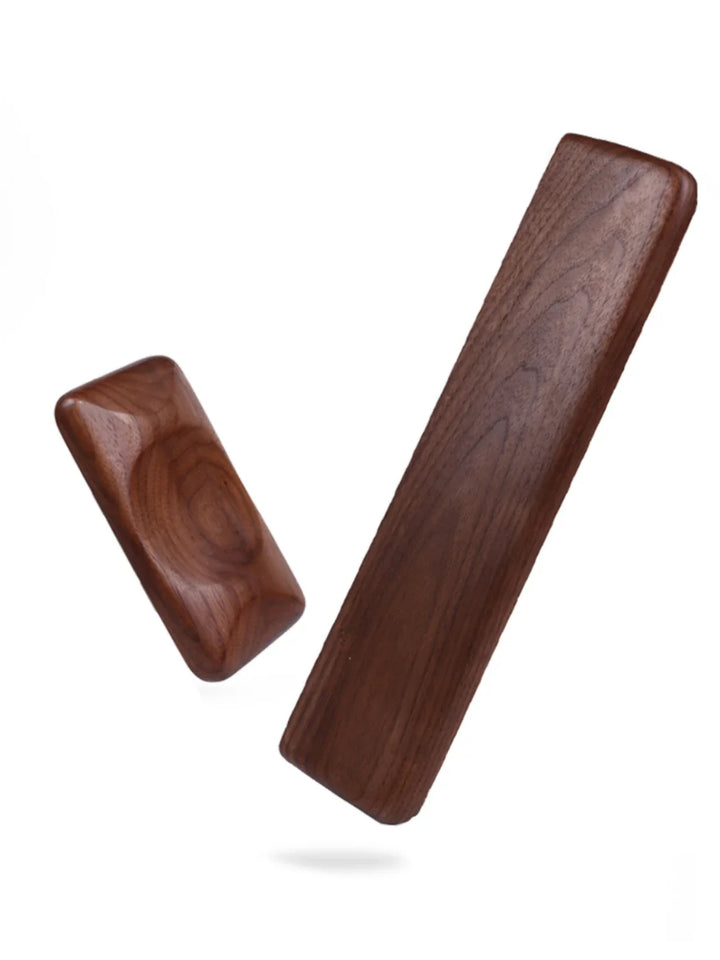 Walnut Wood Palm Rest Custom Solid Wooden Keyboard Wrist Rest Fillet Filco Palm Stress for 68/87/104 Keyboard Gamer Accessories
