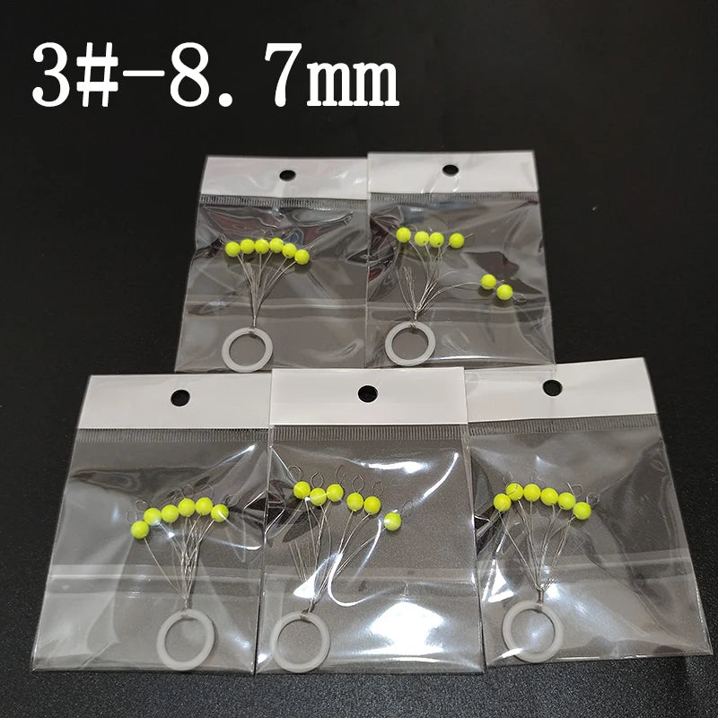 30pcs/lot Ball Seven-star Float Round Bobber Carp Fishing Float Accesories Pesca Fishing Buoys 00# 0# 1# 2# 3# 4# 5# A520