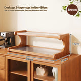Bamboo Desktop Storage Rack Cup Dish Stationery Holder Books Shelf Bookcases Multi-layer Desk Organizer Office Home Supplies