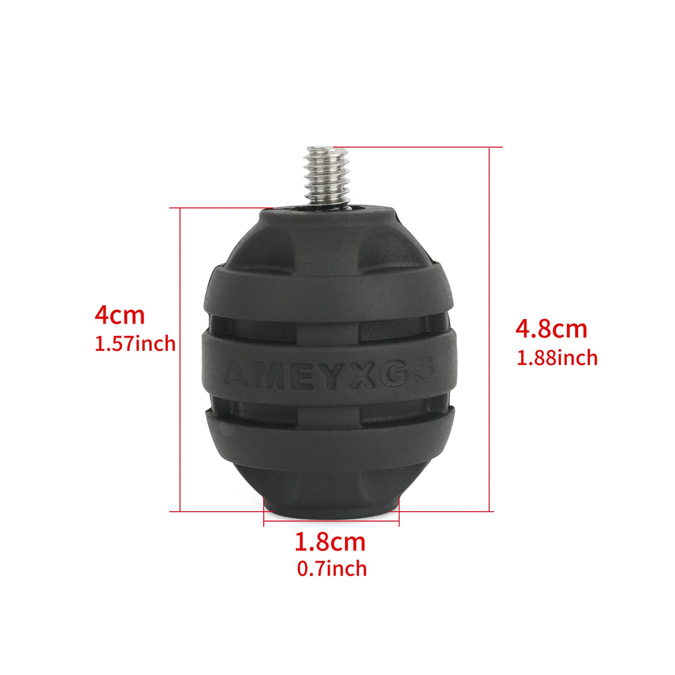 1pc AME Archery Balance Bar Shock Absorber Ball Rubber Silencer Stabilizer for Recurve Compound Bow Hunting Shooting