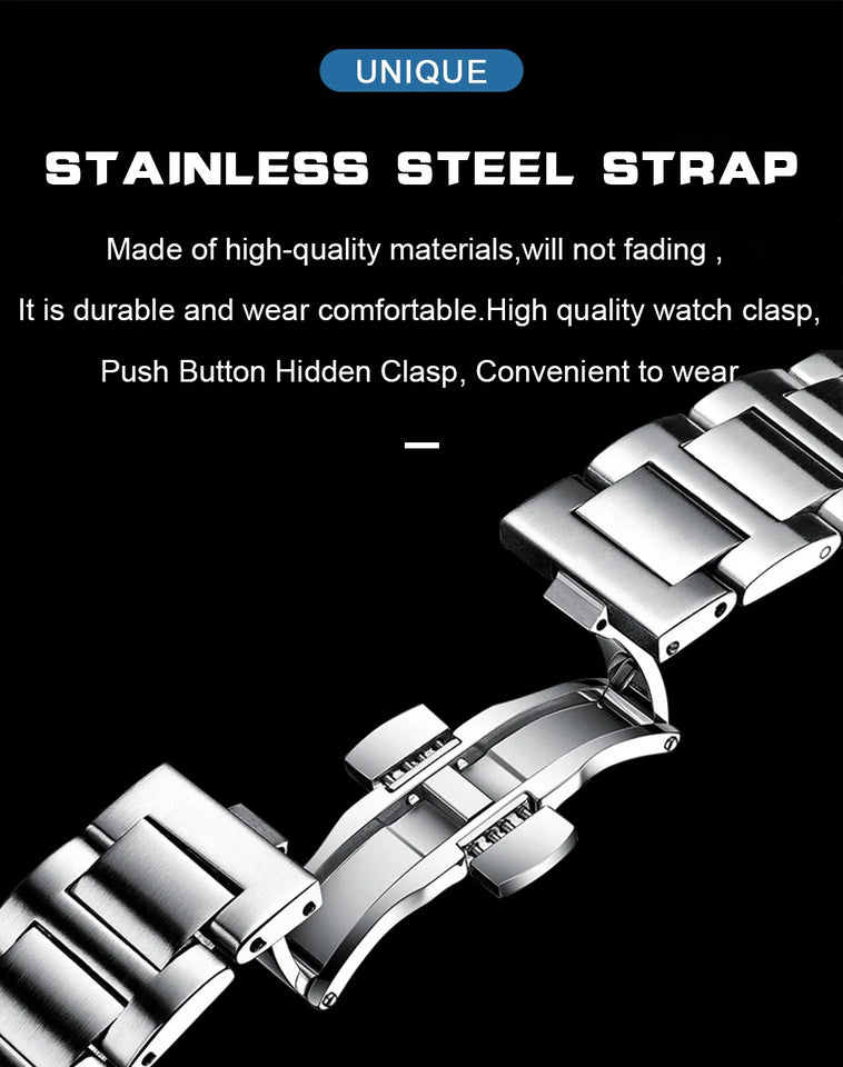 POEDAGAR Top Luxury Brand Man Watch Sports Waterproof Luminous Date Men Wristwatch Square Dial Quartz Men's Watches High Quality