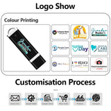 New Colorful USB Flash Drive Pen Drive 128GB 64GB 32GB Free Color Printing LOGO Memory Stick 16GB 8GB 4GB 128MB Creative Gift