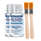 Waterproof Silicone Conformal Coating PCB Protection Lacquer Anti-corrosion Insulation Varnish with Brush for Electronic Repair