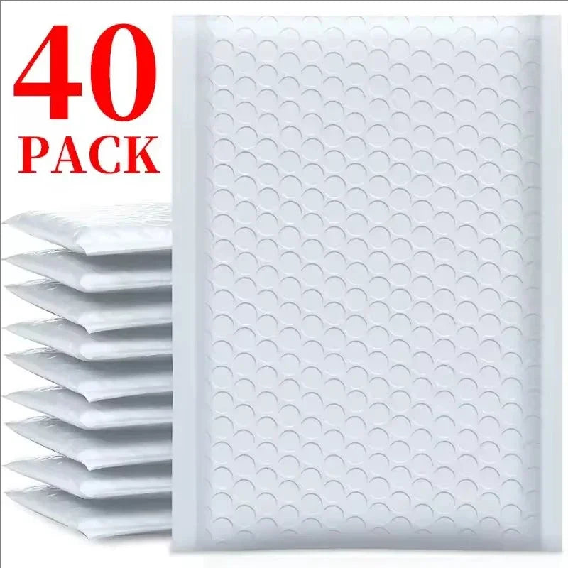 10-50Pack Kraft Bubble Mailers Self-Sealing Paper Envelopes Waterproof Cushioned Padded Foam Shipping Bags for Packaging