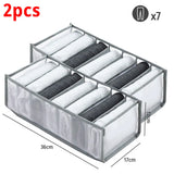 Closets Clothes Organizer Foldable Clothing Underwear Jeans Storage Box Drawer Organizer with Handles Wardrobe OrganizersDivider