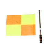 2PCS Soccer Training  Referee Flag For Fair Play Sports Match Football Rugby Hockey Training Linesman Flags