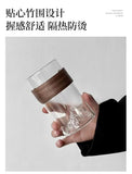 Japanese-style glass retro ethnic wind high temperature resistant Mount Fuji tea cup home snow mountain cup coffee cup