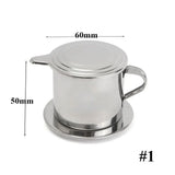 Vietnamese Coffee Pot Drip Filter Stainless Steel Portable Coffee Maker Coffee Utensils Coffeeware 50/100ml