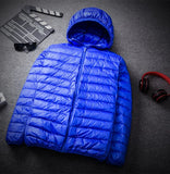 2023 New Arrivals Men's Fashion Hooded Puffer Jackets Autumn Winter Keep Warm White Duck Down Casual Men Down Coat