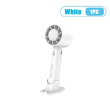 Portable 2 in 1 USB Mini Fan 3 Speed Handheld Desktop Rechargeable Small Cooler for Student Dorm Home Office Summer Gadget