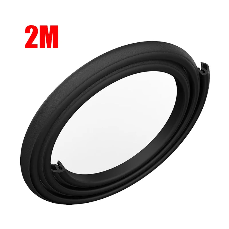 Car Door Seal Strip Rubber Car Door Side Sealing Weatherstrip For Car Waterproof Noise Insulation Sealant Auto Protection