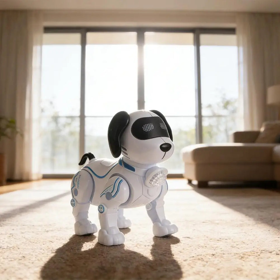 RC Robot Dog Electronic Stunt Pet Interactive Touch Programmable Smart Walking Dancing Kids Birthday Gift for Kids Boys Girls
