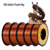 KINGROON Silk Dual-color PLA Filament 3D Printer 1.75mm 11/22 lbs Silk PLA Filament Plastic Materials 3D Printing Special Color