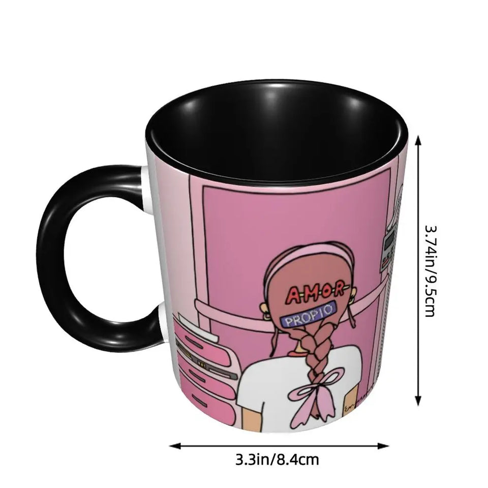 Pink Doctor Nurse Coffee Mugs DIY Customized Enfermera En Apuros Ceramic Milk Tea Mug Cup