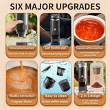 Portable Coffee Machine Coffee Maker Electric Capsule Ground Coffee Brewer Fit For Coffee Powder and Coffee Capsul Suitable