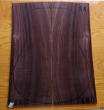 AAA Grade India Rose guitar back/side board All-Solid acoustic Guitar making material accessories Solid Woods Number selection