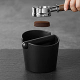 Coffee Knock Box Espresso Grounds ContainerDump Bin Bucket Anti Slip Powder BeveledResidue Barista Accessories Maker Tools