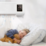 2 in 1  Portable Air Conditioning Cool Warm Dual Use Wall Mounted Heater 1800W Wall Mounted with Remote Control for Bedroom