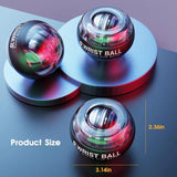 Torque ball hand exercise device, grip strength training device, forearm strength device, wrist power gyroscope ball, hand stren