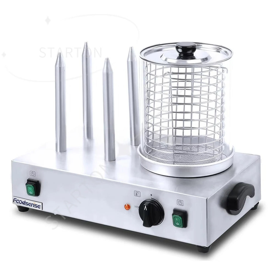 Popular Stainless Steel Electric Commercial Food Hog Dog Steamer Machine of Catering Equipment
