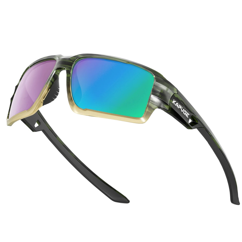 Kapvoe Polarized Cycling Sunglasses UV400 Cycling Glasses MTB Bike Goggles Outdoor Running Driving Riding Sports Bicycle Eyewear