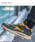 Lightweight Work Shoes Men Women Work Sneakers Boots Puncture-Proof Indestructible Shoes Breathable Steel Toe Safety Shoes Men
